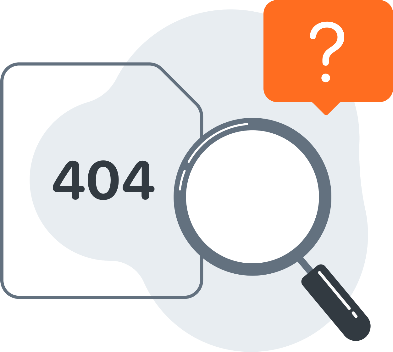 Error 404 - Page Not Found Graphic